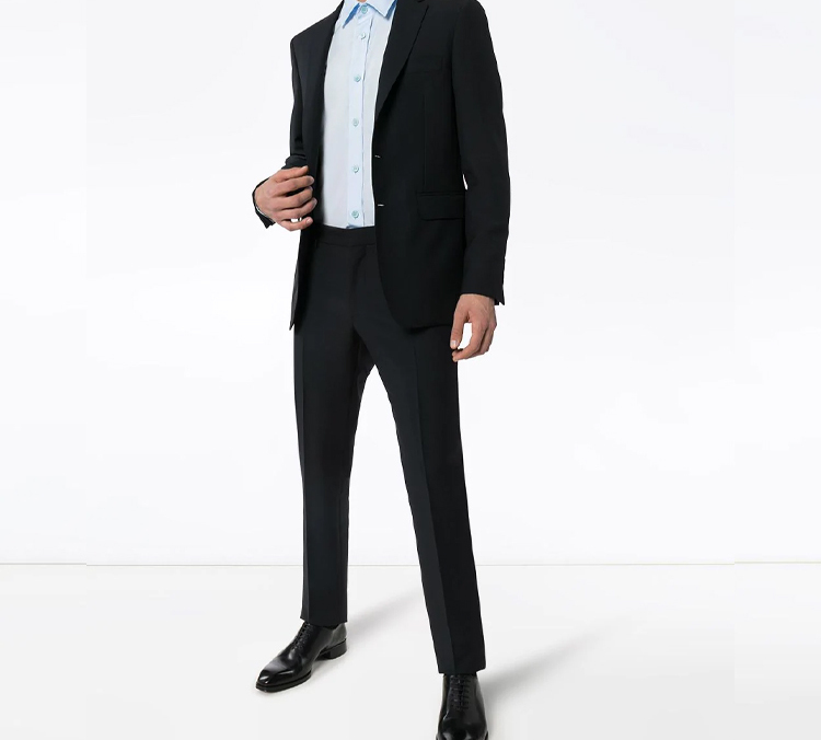 Burberry Solid Light Blue Long-Sleeve Shirt 80261541 圖 6