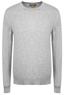 버버리 솔리드 연회색 캐시미어 크루넥 스웨터 40200431 Order 버버리 솔리드 연회색 캐시미어 크루넥 스웨터 40200431