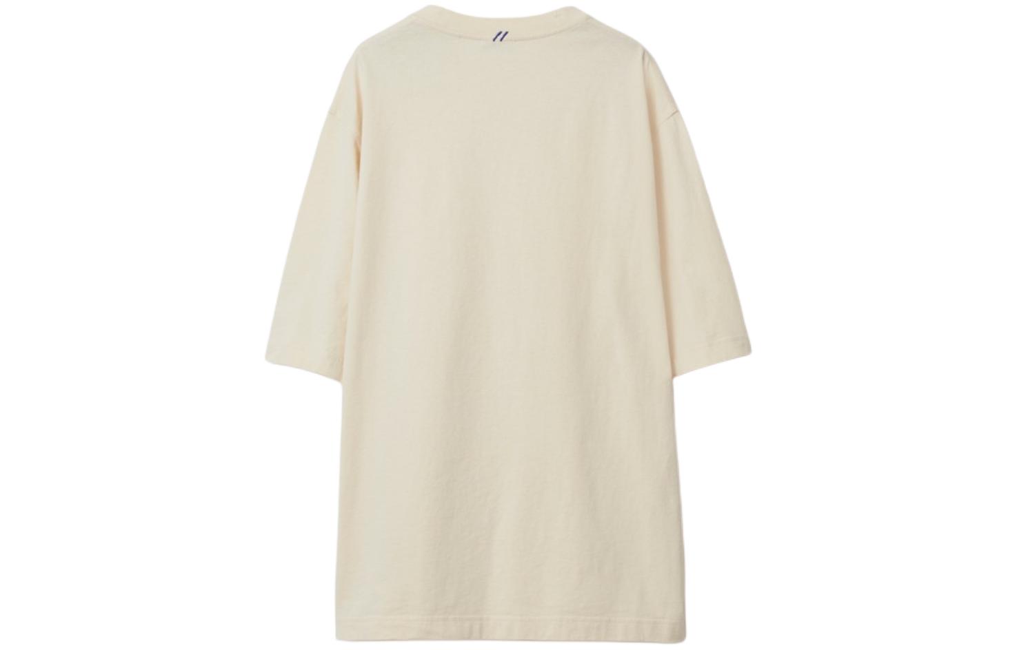 Burberry Solid Logo Patch Short Sleeve T-Shirt Men’s Off-White. 80808131 圖 3