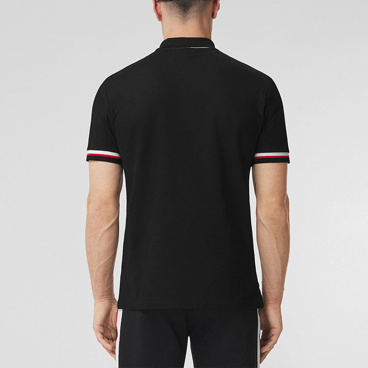 Burberry Solid Logo Polo Shirt Black 80480211 圖 5