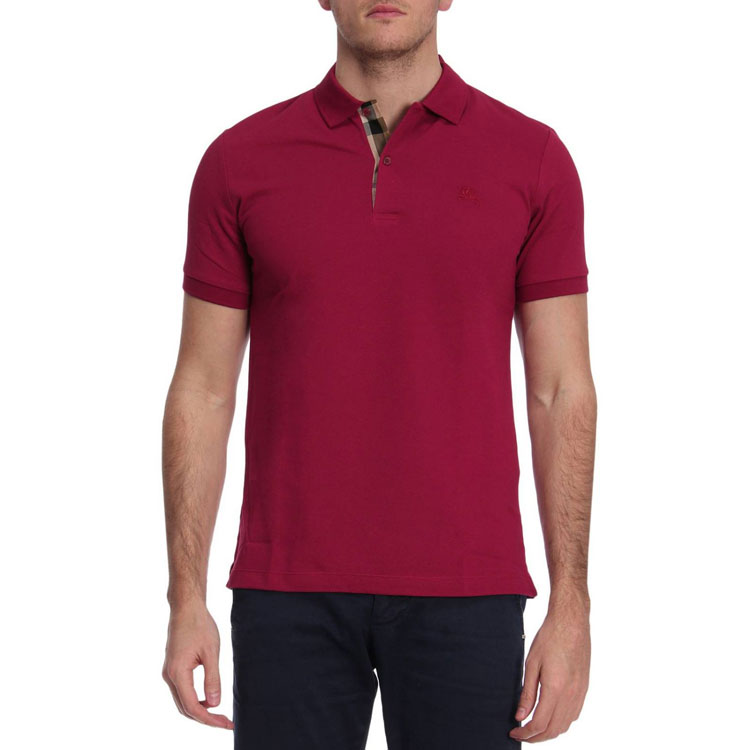 Burberry Solid Logo Short Sleeve Polo Shirt 39815201 圖 4