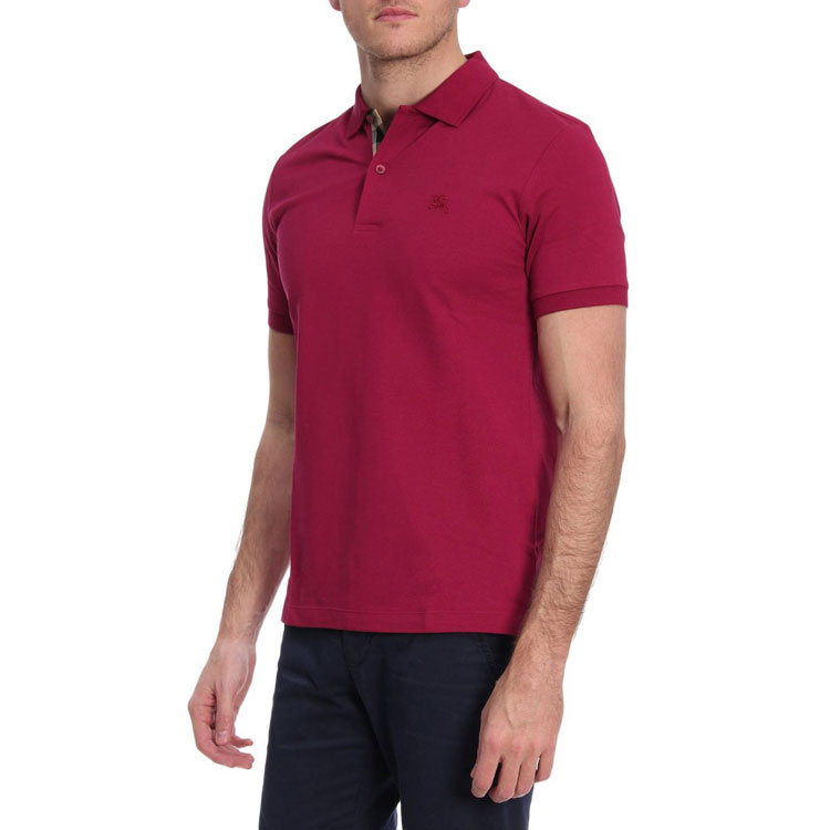 Burberry Solid Logo Short Sleeve Polo Shirt 39815201 圖 6