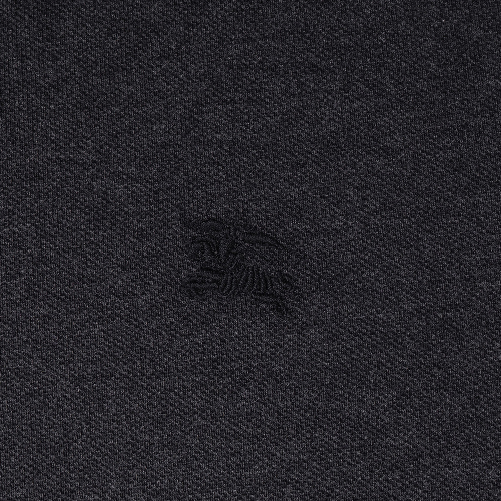Burberry Solid Long Sleeve Polo Shirt - Dark Grey 80271081 圖 7