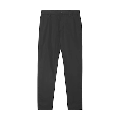 Burberry Solid Navy Blue Casual Trousers 80176271