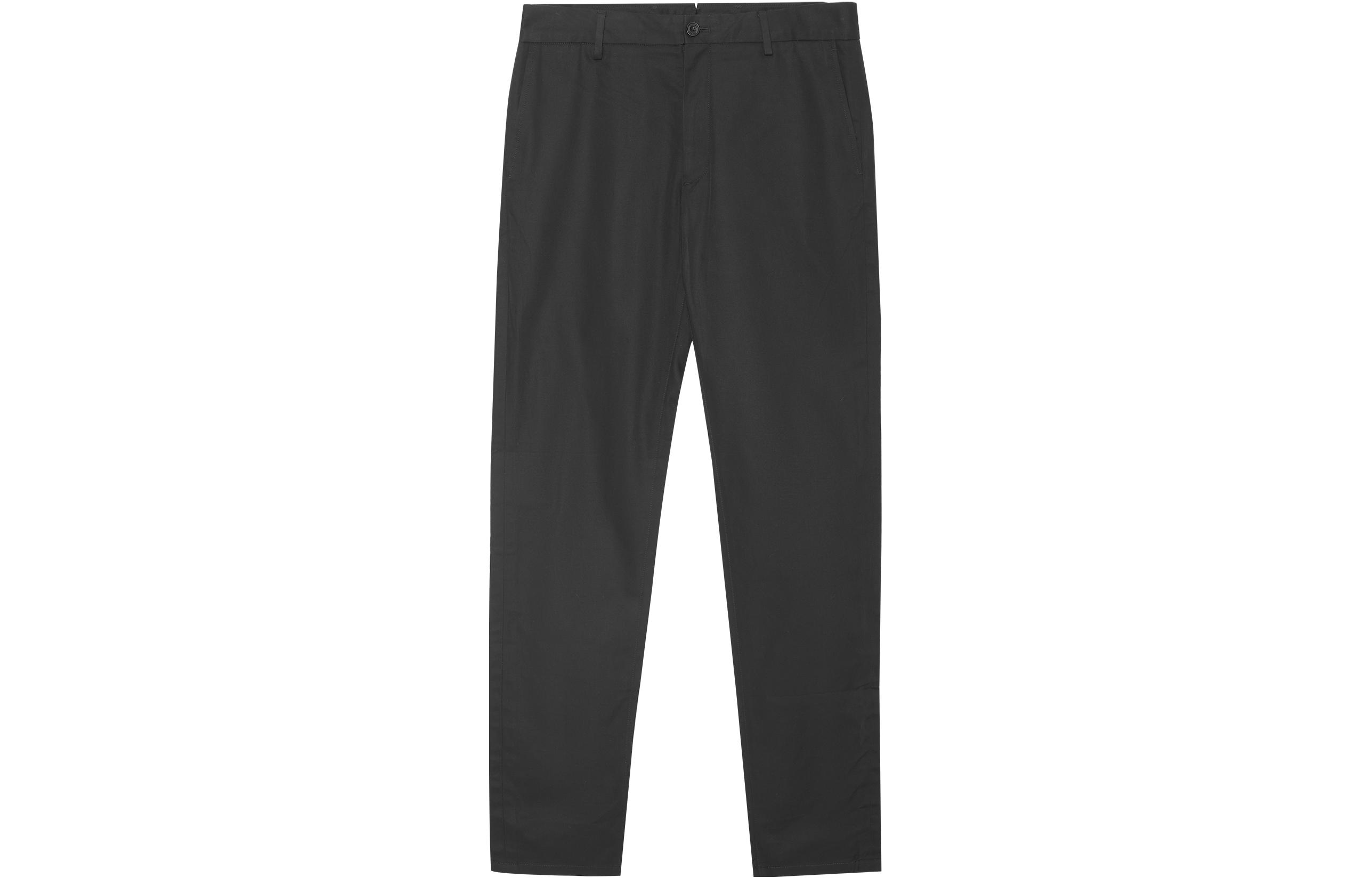 Order Burberry Solid Navy Blue Casual Trousers 80176271