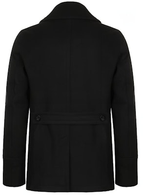 Burberry Solid Navy Blue Double-breasted Coat 80045891 Lookbook Burberry Solid Navy Blue Double-breasted Coat 80045891