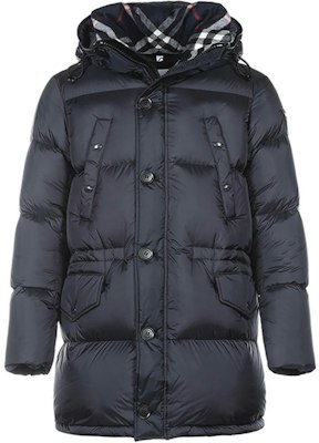 Burberry 深藍色連帽羽絨外套 80188261 Order Burberry 深藍色連帽羽絨外套 80188261