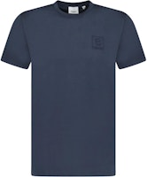 Burberry Solid Navy Blue Logo Print Crewneck T-Shirt 80695351 Burberry Solid Navy Blue Logo Print Crewneck T-Shirt 80695351