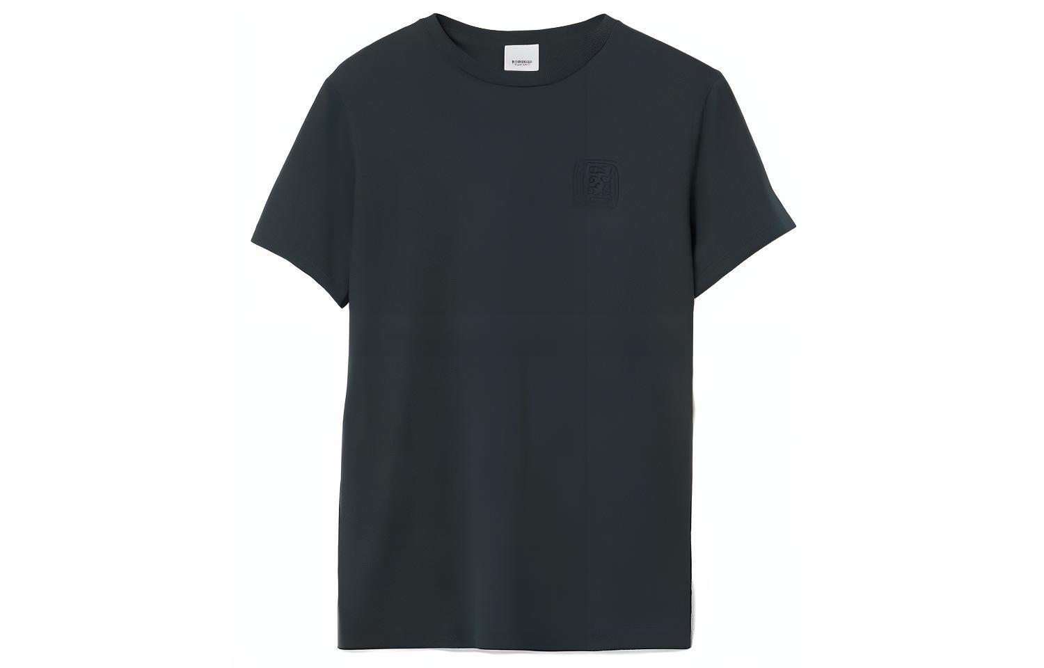 Order Burberry Kaos Crewneck Logo Navy Biru Solid. 80695351