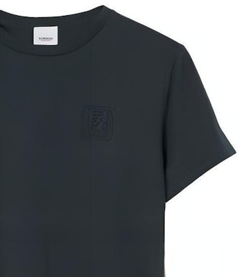 Burberry Kaos Crewneck Logo Navy Biru Solid. 80695351 Lookbook Burberry Kaos Crewneck Logo Navy Biru Solid. 80695351