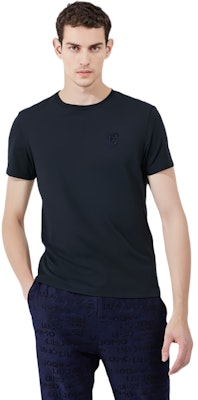 Burberry Kaos Crewneck Logo Navy Biru Solid. 80695351 Details for Burberry Kaos Crewneck Logo Navy Biru Solid. 80695351