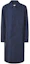 Order Burberry Solid Nylon Trench Coat with Logo Print in Royal Blue. 80488201