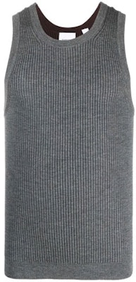 Burberry Top de Punto Acanalado Sólido para Hombre Gris. 80454711 Order Burberry Top de Punto Acanalado Sólido para Hombre Gris. 80454711