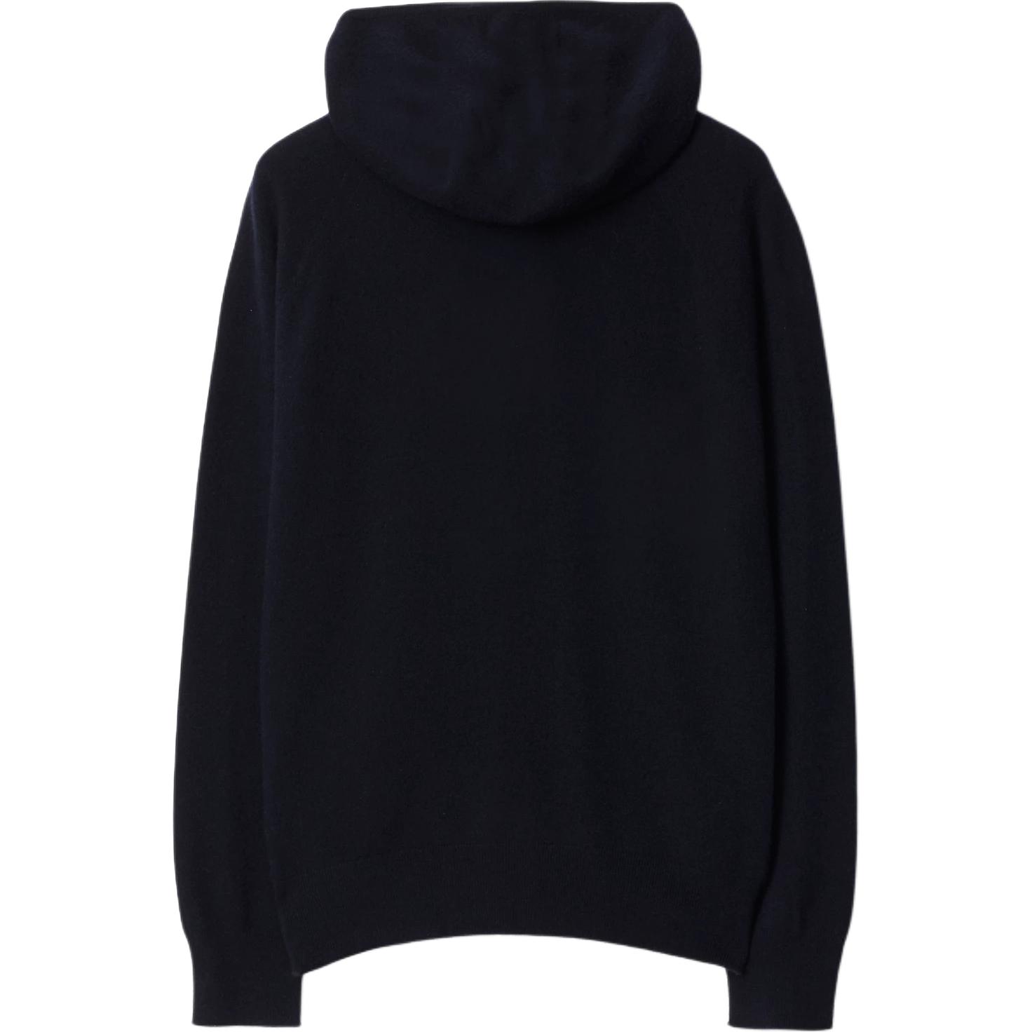 Lookbook バーバリー メンズ ソリッド ジップアップ フーディ ジャケット ミッドナイトブルー 80928041