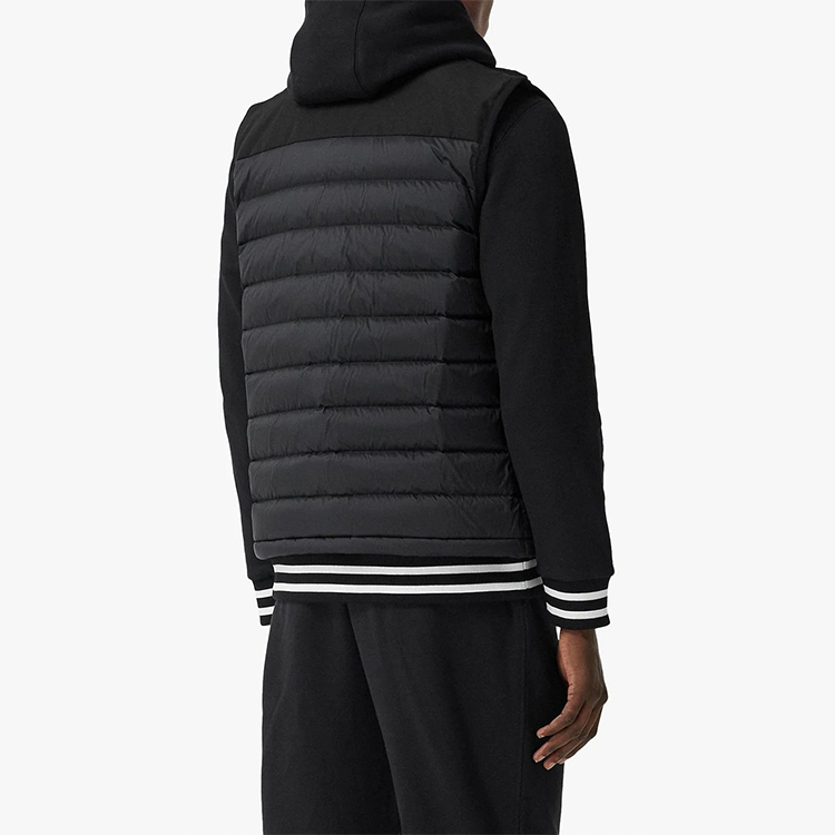 Purchase バーバリー ソリッド ジップアップ ノースリーブ ダウンベスト ブラック 80343171
