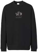 Burberry SS21 Black Crewneck Printed Long Sleeve Sweatshirt 80426891 Burberry SS21 Black Crewneck Printed Long Sleeve Sweatshirt 80426891