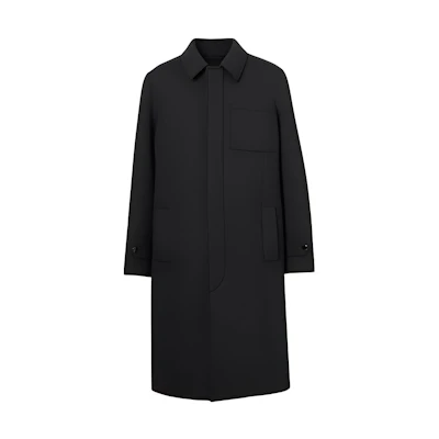 Burberry SS21 Black Solid Color Casual Long Sleeve Coat. 45674441