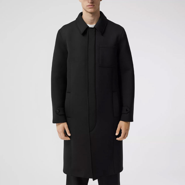 Burberry SS21 Black Solid Color Casual Long Sleeve Coat. 45674441 圖 5