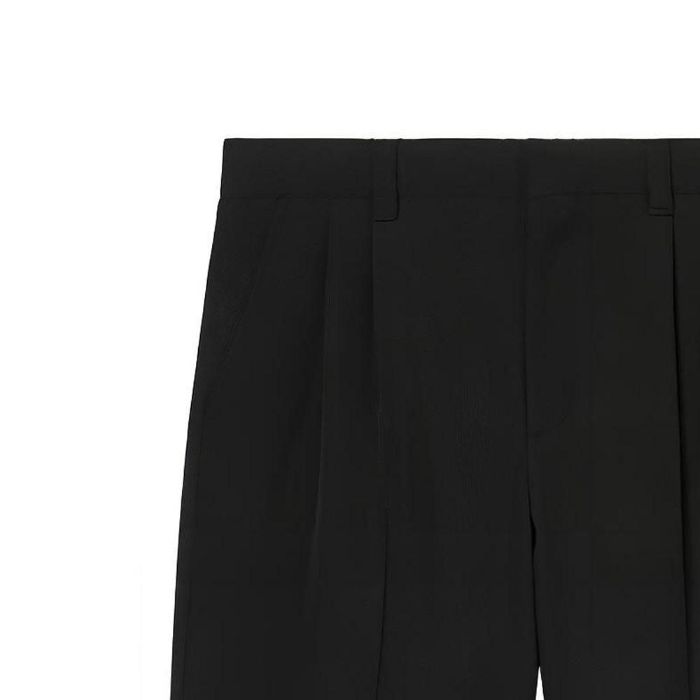 Burberry SS21 Black Wool Tailored Shorts with Back Pocket Logo. 80388531 圖 6