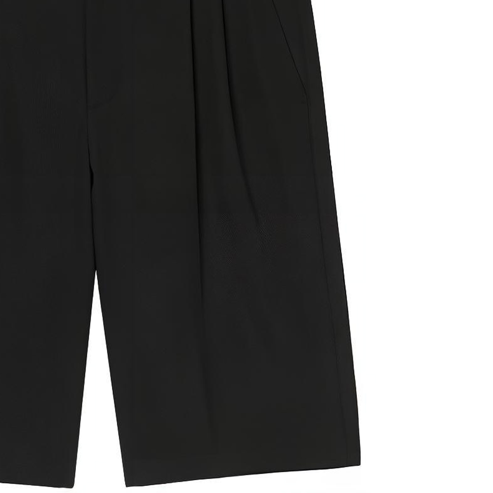 Burberry SS21 Black Wool Tailored Shorts with Back Pocket Logo. 80388531 圖 7