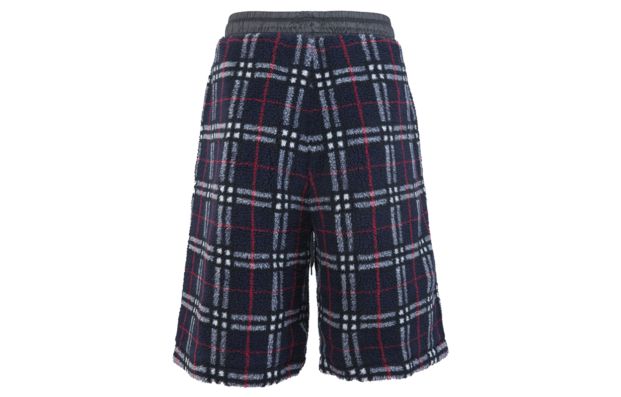 Burberry SS21 Check Drawstring Casual Shorts Navy Blue . 80163801 圖 3