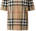 Sizing Burberry SS21 T-Shirt Lengan Pendek Corak Jacquard Beige. 80435711