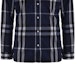 Details for Burberry Kemeja Lengan Panjang Kotak SS21 Biru Tua 39544941