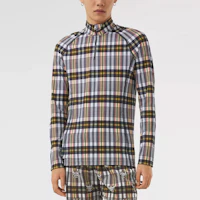 Purchase Burberry SS21 格紋印花拉鏈長袖上衣 金盞花黃 男女同款 80378501