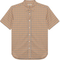 Burberry SS21 Checkered Short Sleeve Shirt Khaki 80038521 Burberry SS21 Checkered Short Sleeve Shirt Khaki 80038521
