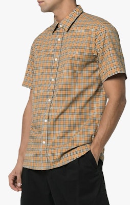 Camisa de Manga Corta Cuadros Burberry SS21 Caqui. 80038521 Details for Camisa de Manga Corta Cuadros Burberry SS21 Caqui. 80038521