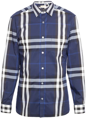 Kemeja Lengan Panjang Burberry SS21 Classic Check Saku Biru Tua 40234821 Order Kemeja Lengan Panjang Burberry SS21 Classic Check Saku Biru Tua 40234821