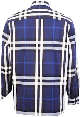 Kemeja Lengan Panjang Burberry SS21 Classic Check Saku Biru Tua 40234821 Lookbook Kemeja Lengan Panjang Burberry SS21 Classic Check Saku Biru Tua 40234821