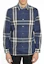 Purchase Kemeja Lengan Panjang Burberry SS21 Classic Check Saku Biru Tua 40234821
