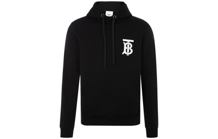 Order 버버리 SS21 클래식 모노그램 프린트 블랙 캐주얼 스웻셔츠. 8024604-A1189