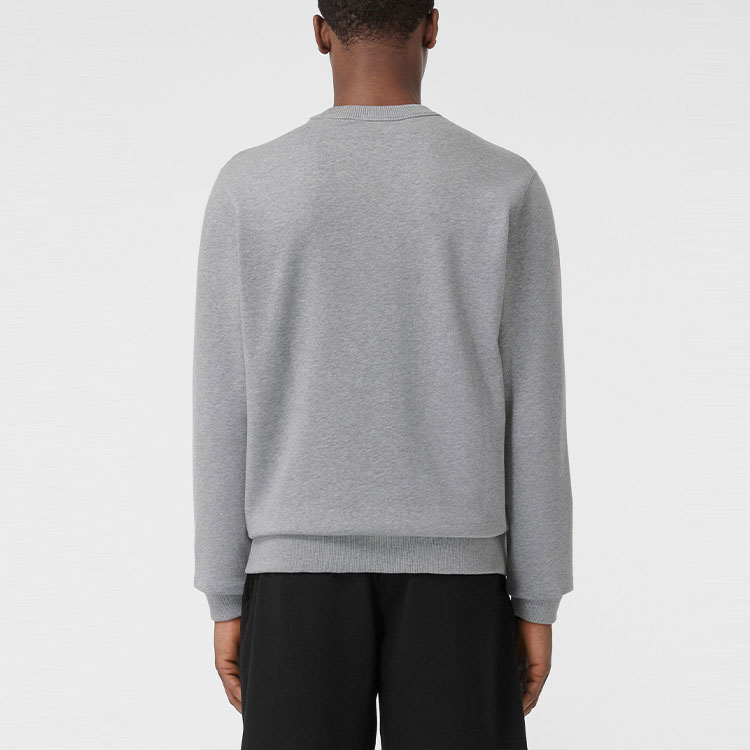 Burberry SS21 Coordinate Letter Monogram Cotton Sweatshirt Grey 80427521 圖 5