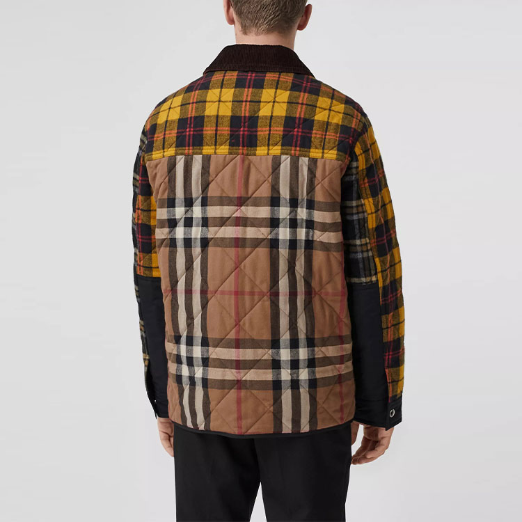Burberry SS21 Corduroy Check Cotton Overshirt Men’s Birch Brown. 80385691 圖 4