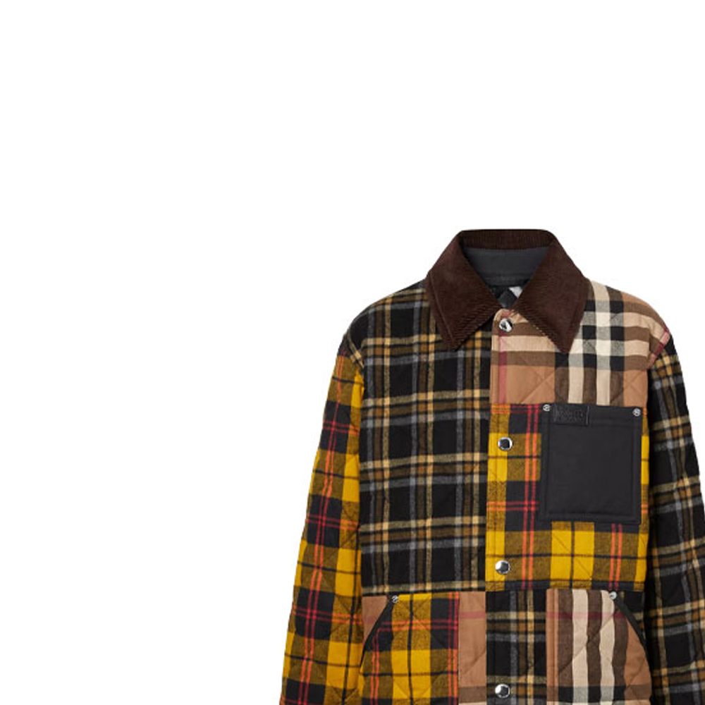 Burberry SS21 Corduroy Check Cotton Overshirt Men’s Birch Brown. 80385691 圖 6