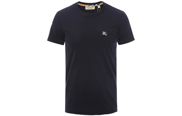 Burberry SS21 Crest Logo Crewneck T-Shirt in Dark Blue 80277201 圖 2