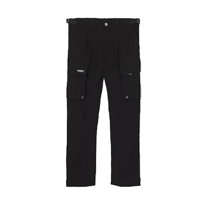 Burberry SS21 Functional Cargo Pants Black Multiple Pockets Cotton 80381331