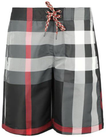burberry-ss-21-gray-low-waist-check-print-drawstring-shorts-casual-80226481