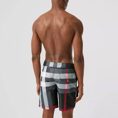 Burberry SS21 Shorts Grises de Cintura Baja con Estampado Cuadros y Cordón. 80226481 Details for Burberry SS21 Shorts Grises de Cintura Baja con Estampado Cuadros y Cordón. 80226481