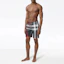 Sizing Burberry SS21 Shorts Grises de Cintura Baja con Estampado Cuadros y Cordón. 80226481