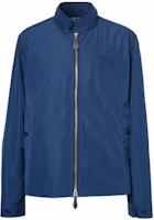 Burberry SS21 Harrington Jacket with Logo Patch in Navy Check. 80385771 Burberry SS21 Harrington Jacket with Logo Patch in Navy Check. 80385771