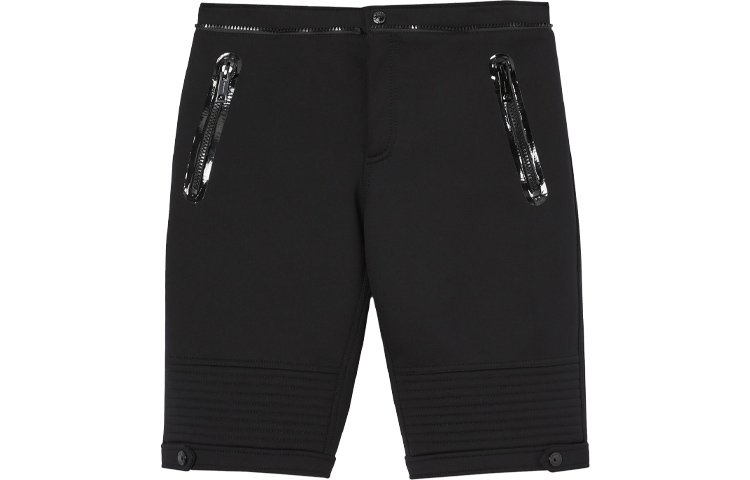 Burberry SS21 Logo-Embellished Rubber Cycling Shorts Men’s Black 80379331