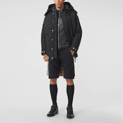 Burberry SS21 Logo-Embellished Rubber Cycling Shorts Men’s Black 80379331 Lookbook Burberry SS21 Logo-Embellished Rubber Cycling Shorts Men’s Black 80379331