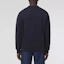 Purchase Burberry SS21 Logo Jacquard Cotton Crewneck Sweatshirt Coal Blue. 80432381