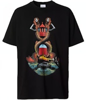 Burberry SS21 Kaos Katun Longgar Motif Mermaid Hitam 80406831 Order Burberry SS21 Kaos Katun Longgar Motif Mermaid Hitam 80406831