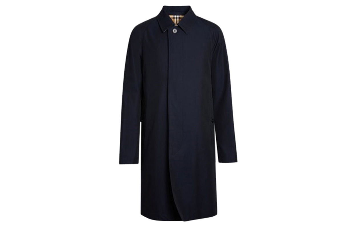 Burberry SS21 Mid-Length Cotton Trench Coat Blue. 80188121 圖 2