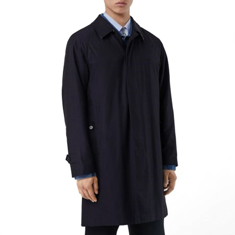 Burberry SS21 Mid-Length Cotton Trench Coat Blue. 80188121 圖 4