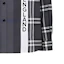 Sizing バーバリー SS21 オーバーサイズ チェック柄シャツ グレー ブラック 80339331